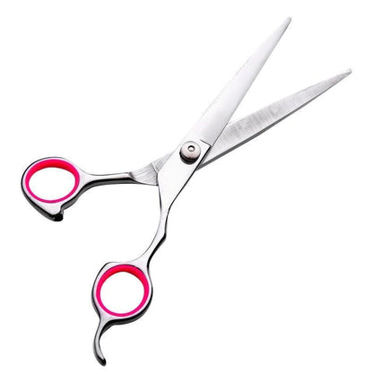 Professional Stainless Steel Pet Dog Grooming Scissors Set - Straight, Curved, and Thinning Shears