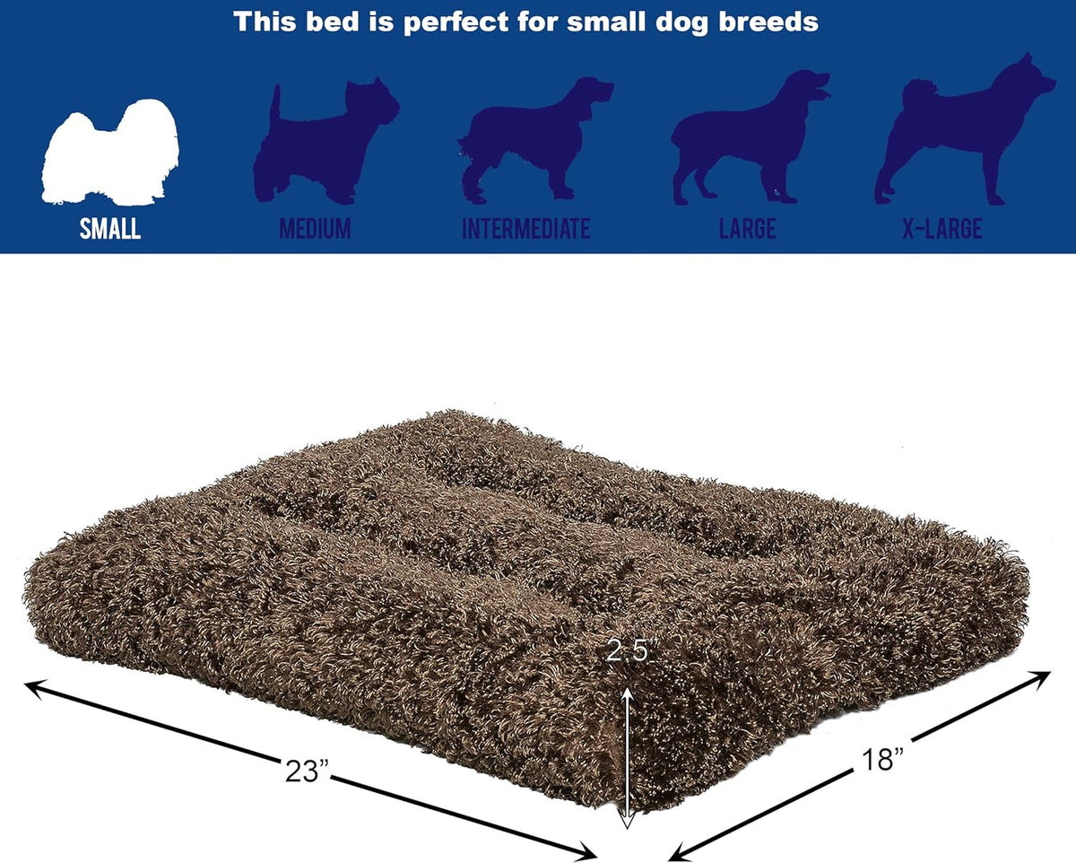 Deluxe Coco Chic Pet Bed - Ultra-Soft, Overstuffed, Machine Washable, Ideal for 24-Inch Crates