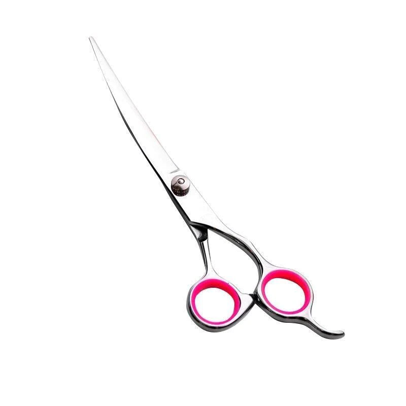 Professional Stainless Steel Pet Dog Grooming Scissors Set - Straight, Curved, and Thinning Shears