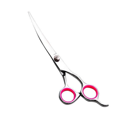 Professional Stainless Steel Pet Dog Grooming Scissors Set - Straight, Curved, and Thinning Shears