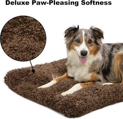 Deluxe Coco Chic Pet Bed - Ultra-Soft, Overstuffed, Machine Washable, Ideal for 24-Inch Crates